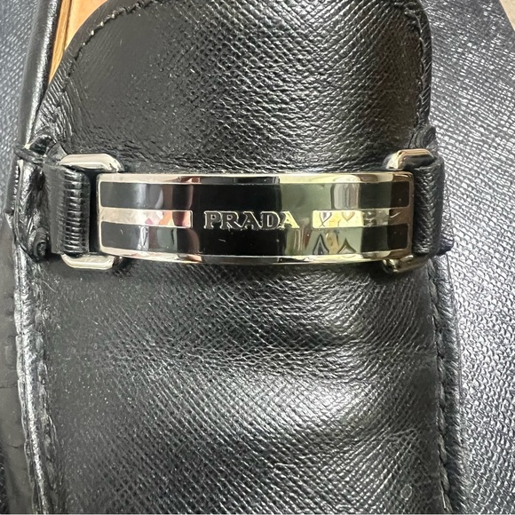 Black Prada Loafers in a very good condition. Size 9 - Picture 2 of 5